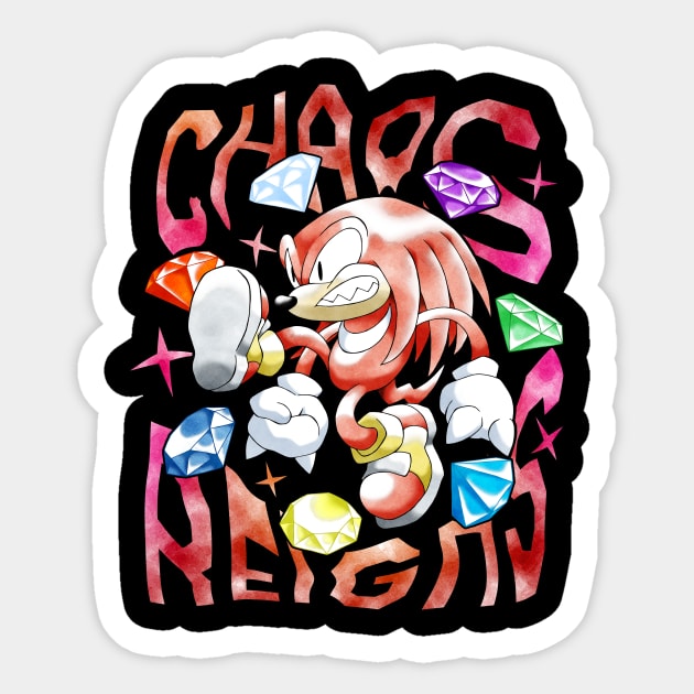 Chaos Reigns (Colored Text) Sticker by KyleCulp